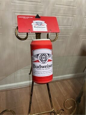 Brand New Budweiser Latex Can Dog Toy With Squeaker 5”